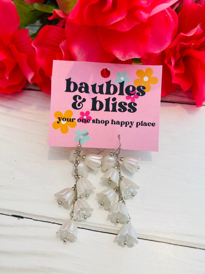 Lily of the Valley Dangle Earrings