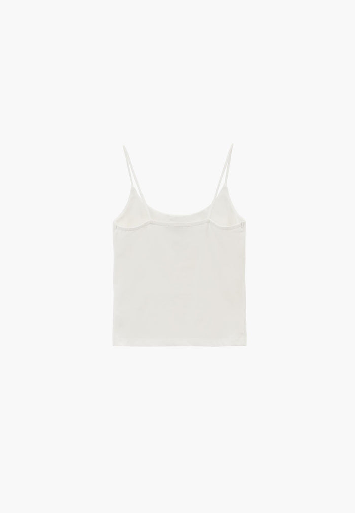 Bodycon Tank Top U Neck - ICE MILK
