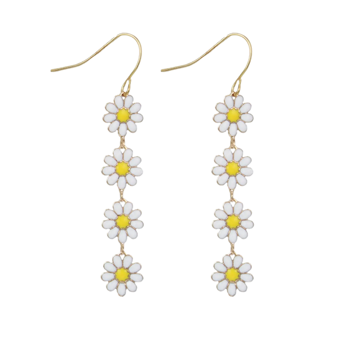Daisy Chain Dangle Earrings