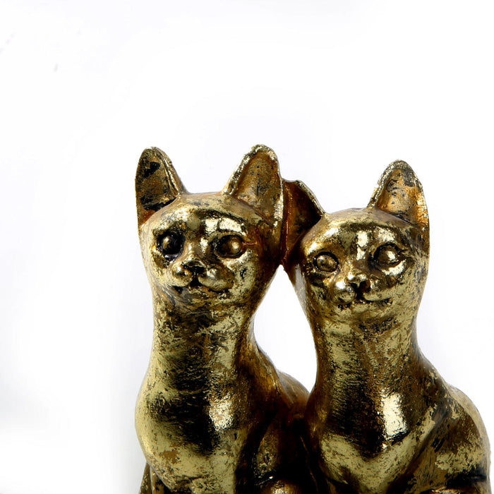 Egyptian Golden Cats Statue | Figurine | Home Décor