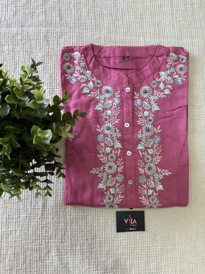 Embroidery Rayon kurti