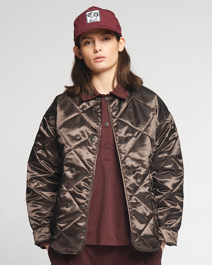 G.o.D Frostbite Diamond Quilt Brown