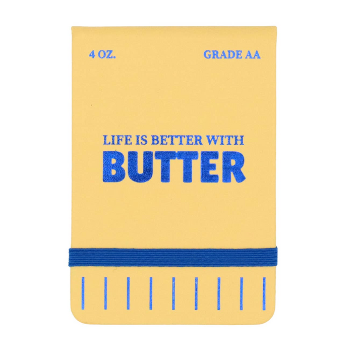 Journal Life is Better with Butter Leatherette Pocket Journal