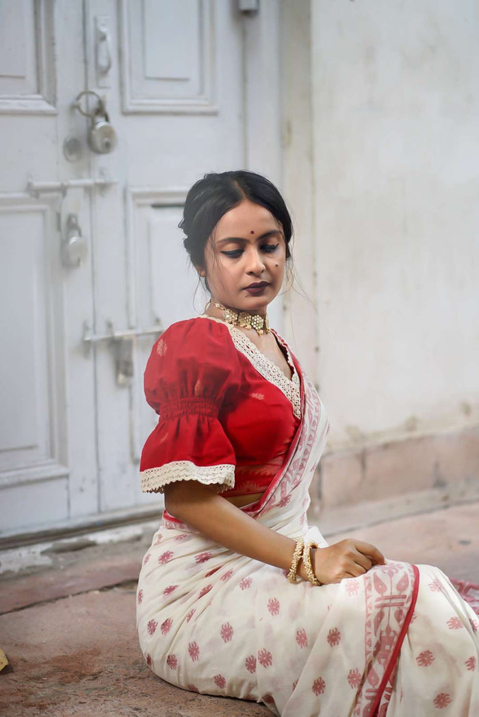 Malini in Red Puff