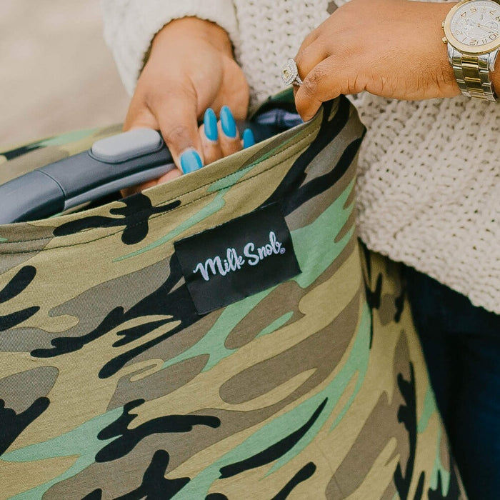 Milk *FINAL SALE* Snob 5-in-1 Multifunctional Carseat Cover - Camo
