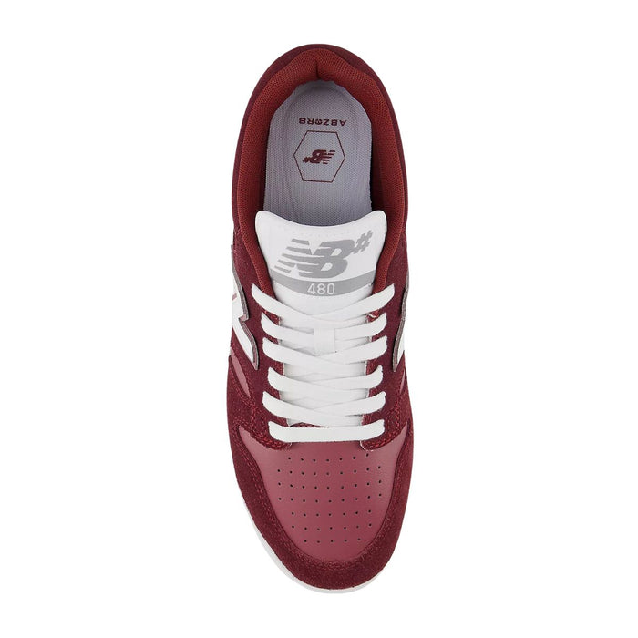 New Balance Numeric 480 Burgundy/White/Gum