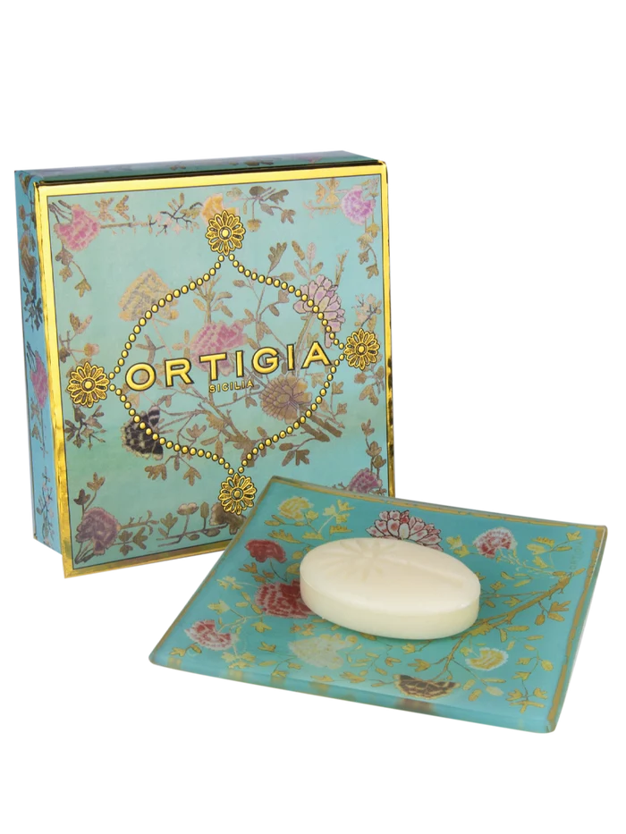 Ortigia Florio Glass Plate & Soap