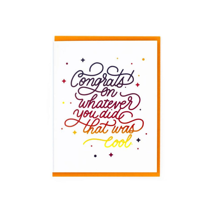 Paisley Paper Co. - Congrats on Whatever You Did That Was Cool Card
