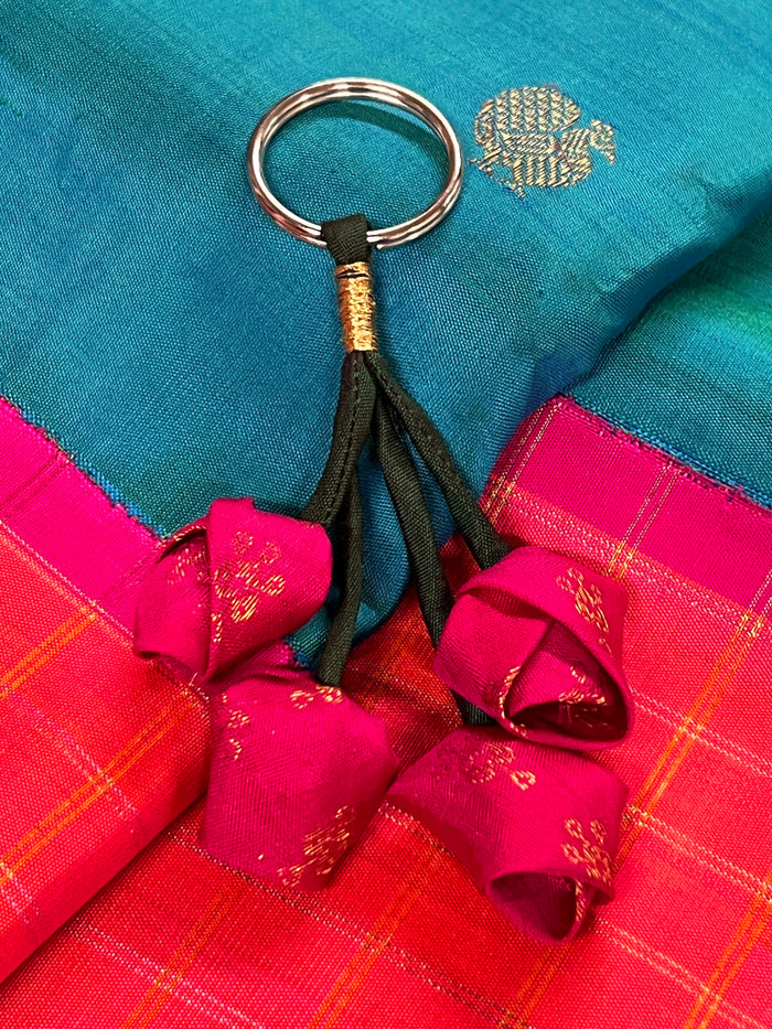 Silk key chains