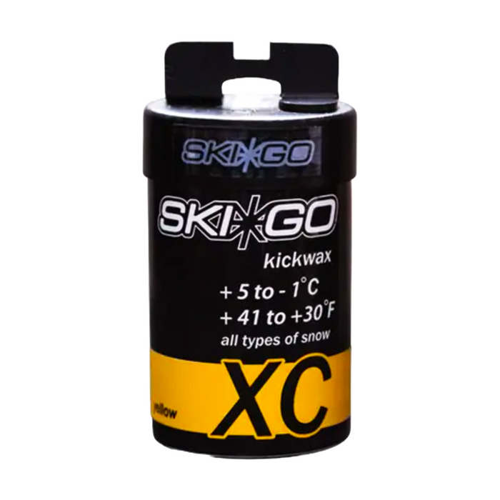 A product picture of the Ski*Go XC Yellow Hardwax (5C/-1C) | 45g