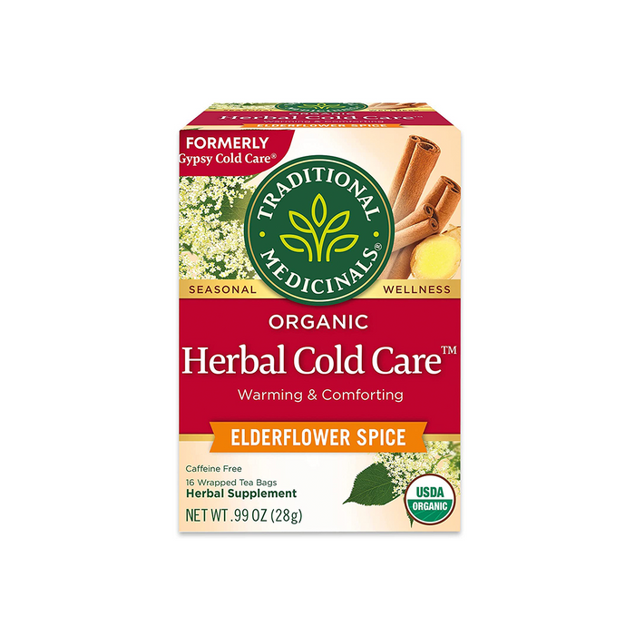 Traditional Medicinals Herbal Cold Care Elderflower Spice 16 tea bags