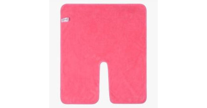 U Shape Towel Microfiber Pink 40x50cm (4pc/pk)