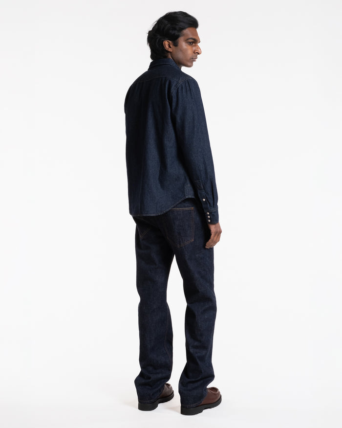 Western Shirt Texas Indigo