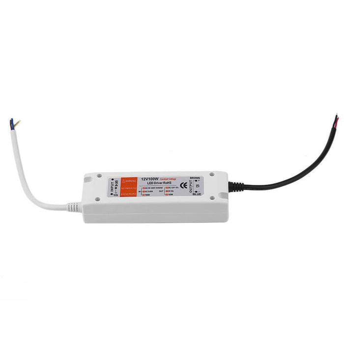12V 100W LED Driver Power Supply AC to DC for Strip Lights~3273