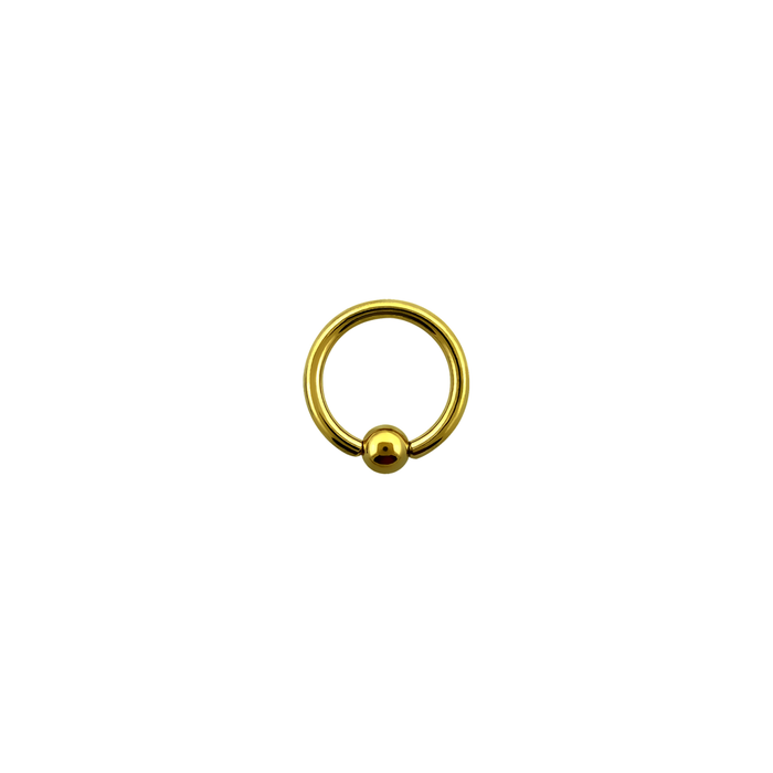 16g Surgical Steel BCR Gold 6mm / Surgical Steel / Gold Ball Closure Ring