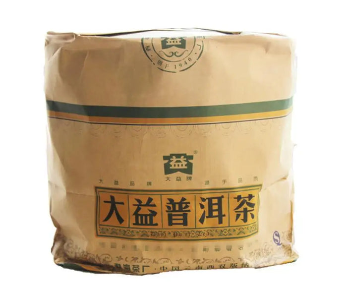 2007 DaYi "Da Ye Chen Cha Qing Bing" (Big Leaf Aged Tea Green Cake) 400g Puerh Sheng Cha Raw Tea - King Tea Mall