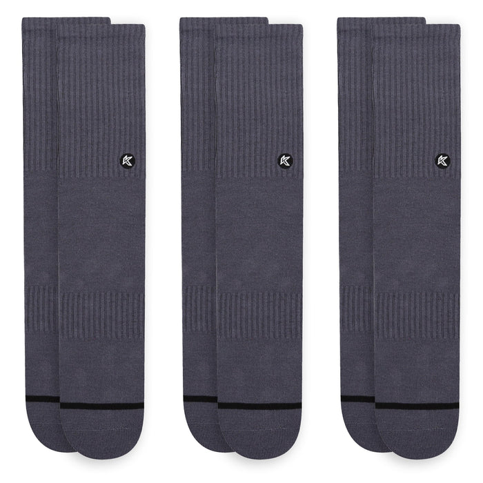 3 Pack Coal Crew Sock - Kecks