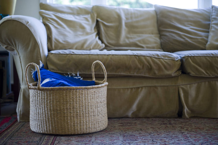 Accra Round Storage Basket: Medium