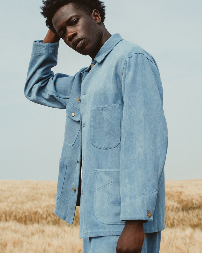 Alcatraz Jacket Acid Denim Blue