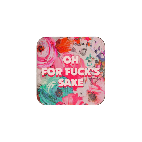All the Swears Cork Coaster