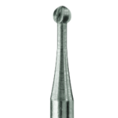 Alston-Prima Steel Round Burs #1/2; Diameter 0.6mm. Pack of 6