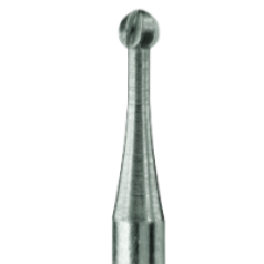 Alston-Prima Steel Round Burs #4; Diameter 1.4mm. Pack of 6