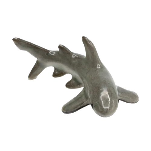 "Ambush" Great White Shark Porcelain Miniature