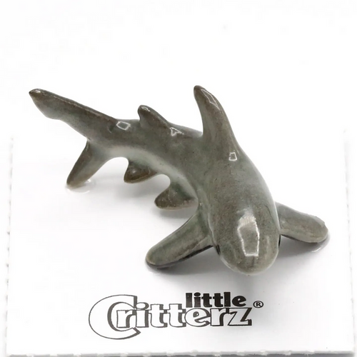"Ambush" Great White Shark Porcelain Miniature