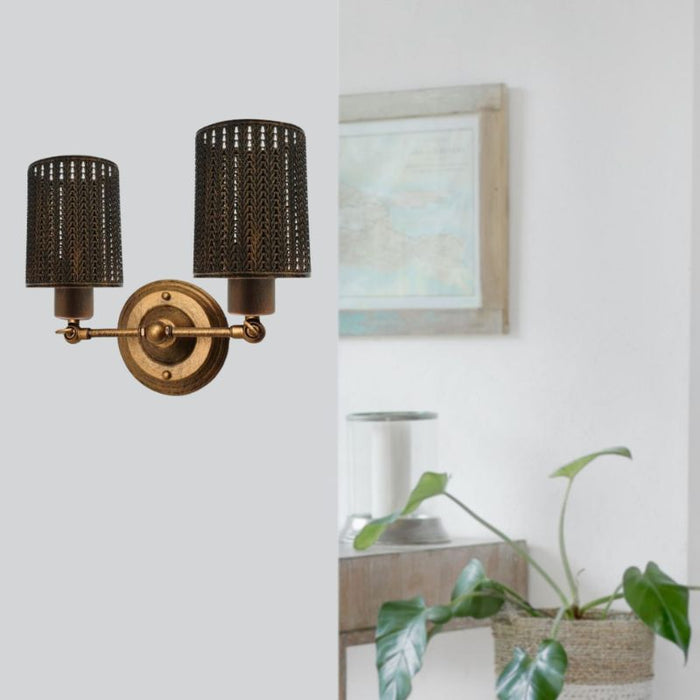 Antique Brass Wall Light  For Living Rooms~2281