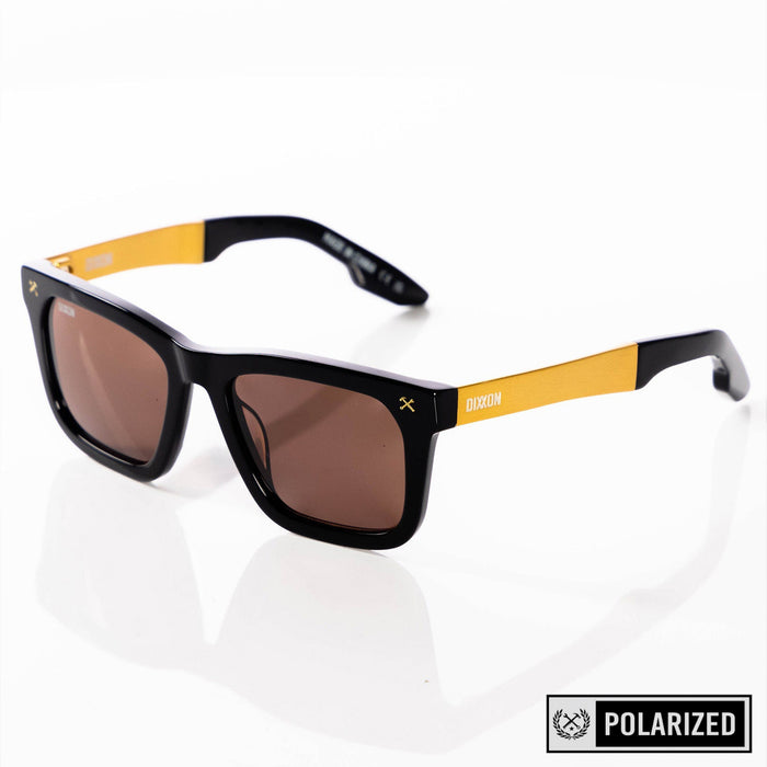 Anvil Metal Sunglasses - Brown & Bronze Polarised
