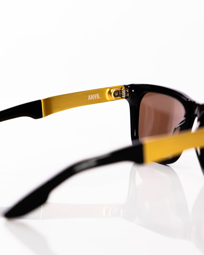 Anvil Metal Sunglasses - Brown & Bronze - Dixxon Flannel Co.