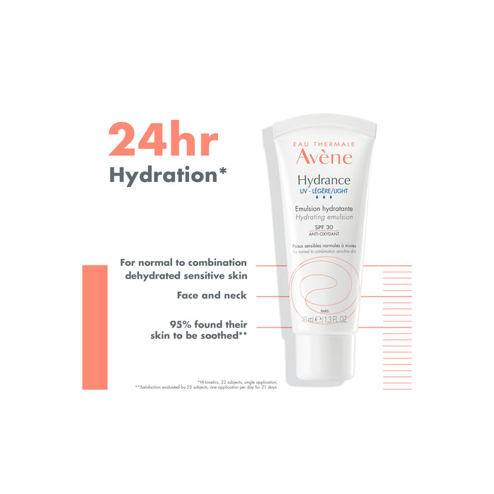 Avène Hydrance Light-UV Hydrating Emulsion SPF30 Moisturiser 40ml