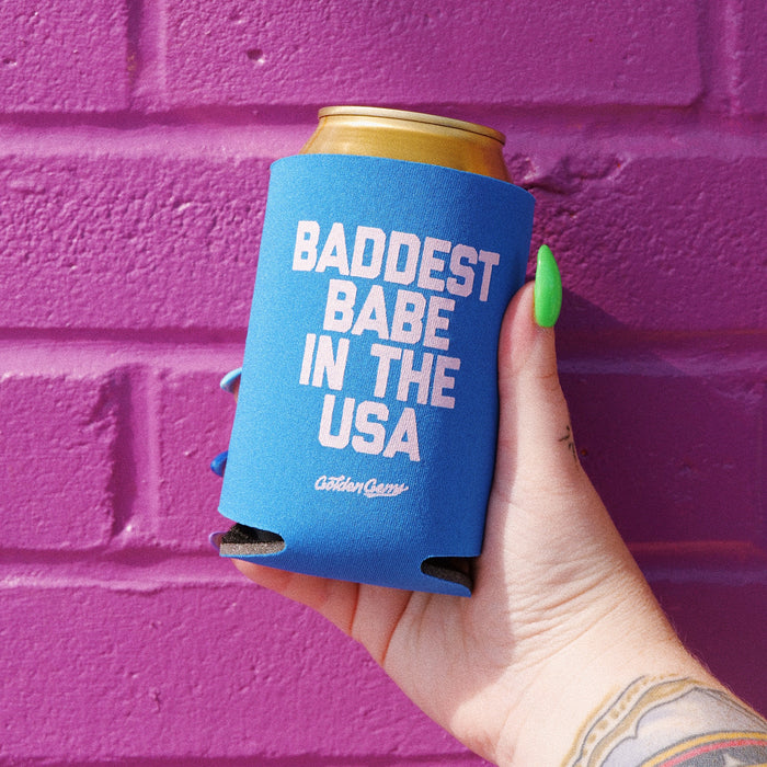Baddest Babe in the USA Koozie