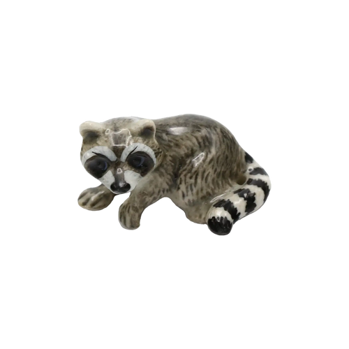 "Bandit" Raccoon Porcelain Miniature