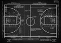 Basketball Court #1 - Art Print - Zapista