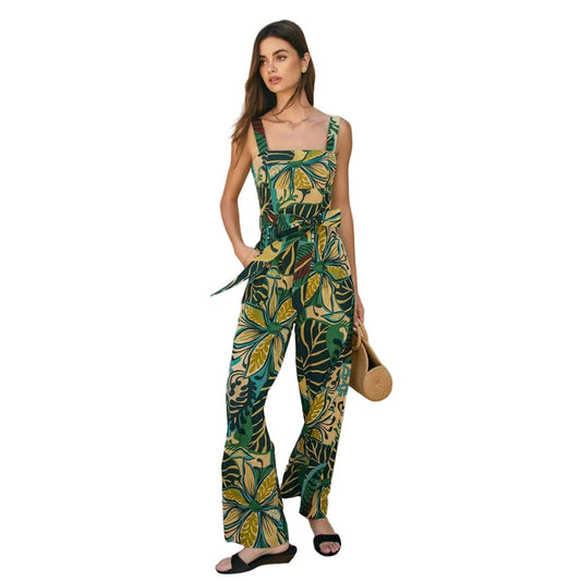 Beach House Wide Strap Jumpsuit