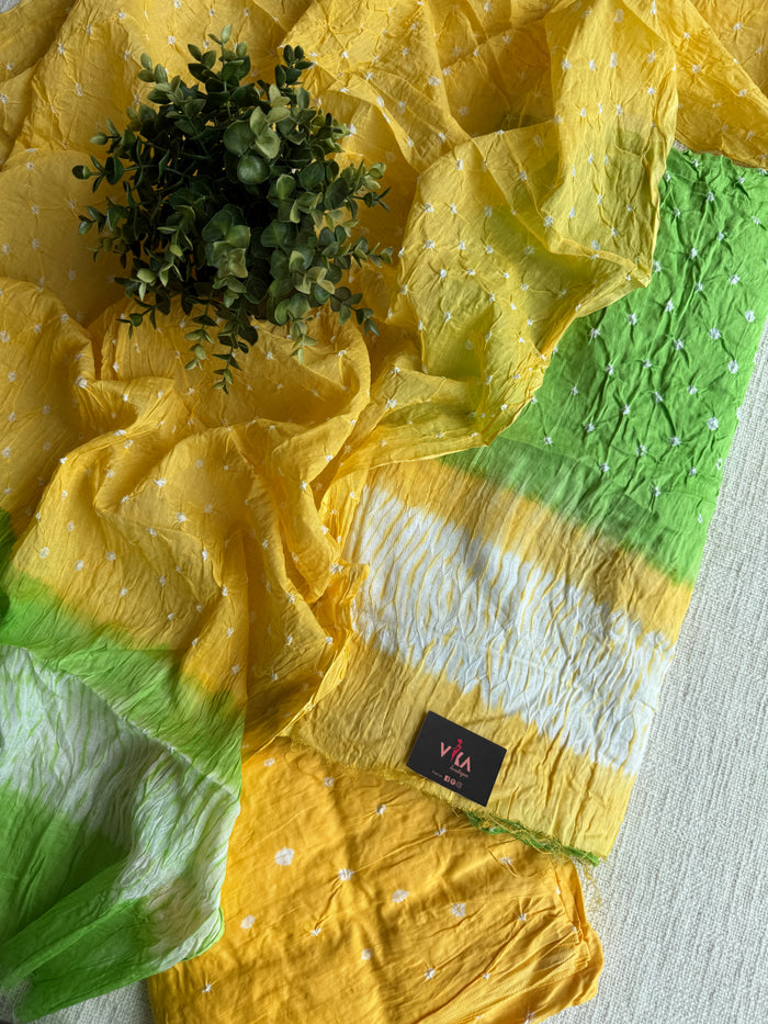 Bhandhej cotton salwar material
