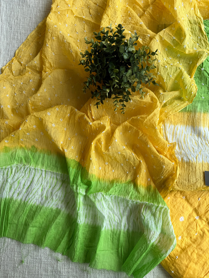 Bhandhej cotton salwar material