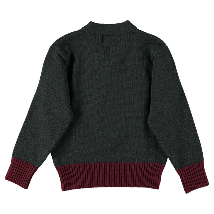 Bi Colored V-Neck knit