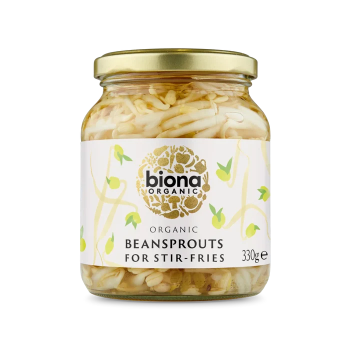 Biona Organic Bean Sprouts Glass Jar 330g