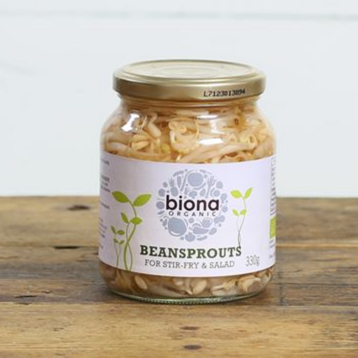 Biona Organic Bean Sprouts Glass Jar 330g