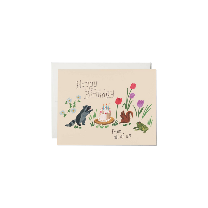 Birthday Critters Birthday Card