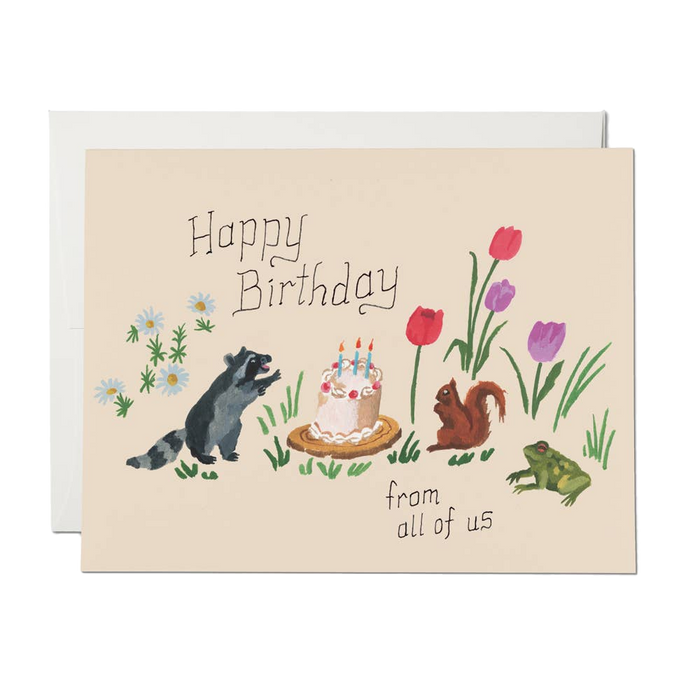 Birthday Critters Birthday Card