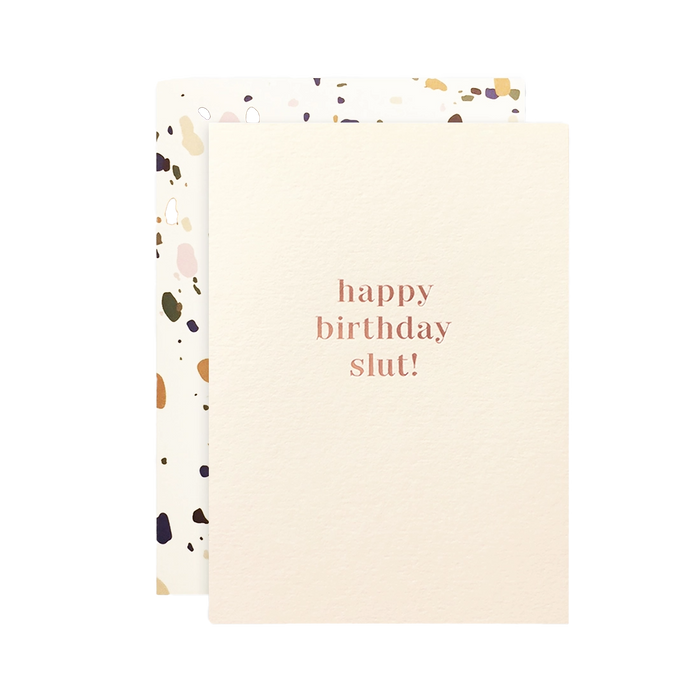 Birthday Slut Card