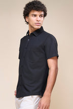 Black - Smart Tech Pocket Shirt Maxzone Clothing