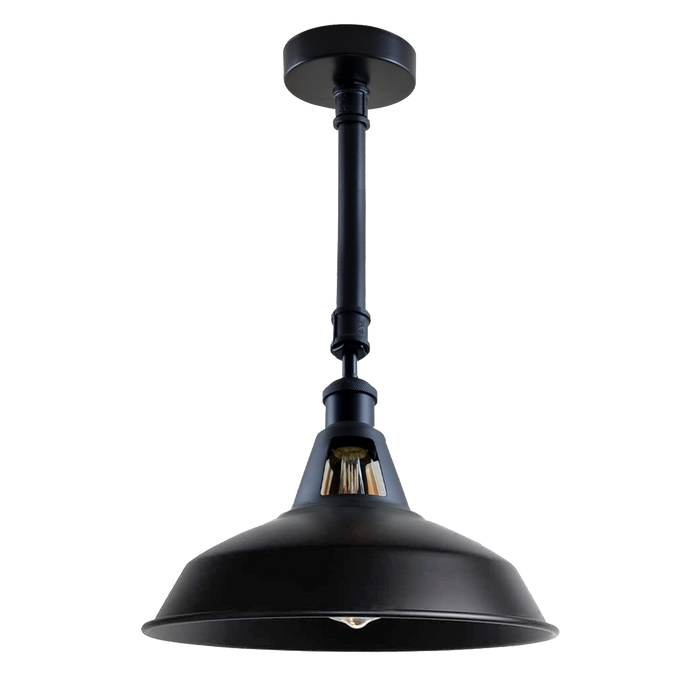 Black Metal Lampshade Industrial Retro Lighting Ceiling Light~1140