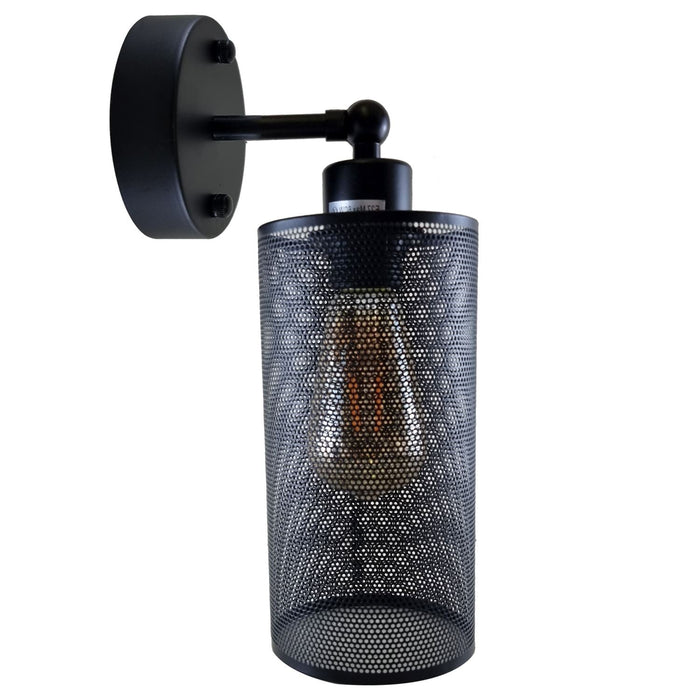 Black Modern Industrial Adjustable Arm Wall Light Fixtures~1237