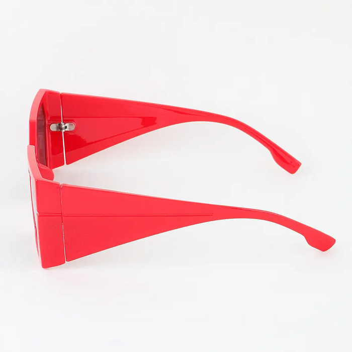 Bright Sharp Geometric Tinted Sunglasses