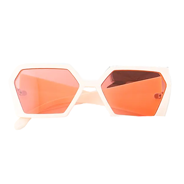Bright Sharp Geometric Tinted Sunglasses