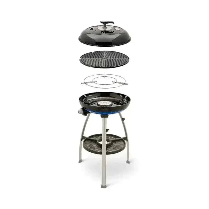 CADAC Carri Chef 50 BBQ portable gas grill with dome and carry bag for outdoor cooking